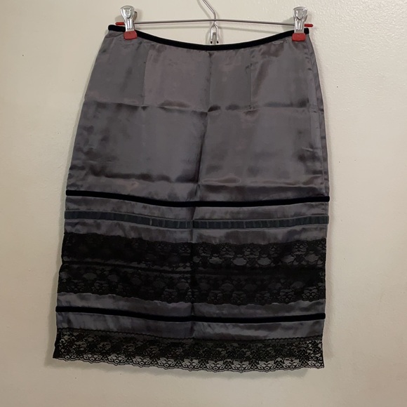 Vintage Moschino Jeans Lace Skirt Size 6 | Made in Italy Y2K Designer - Picture 3 of 4